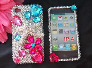   IPHONE 4G & 4S BLING CRYSTAL JUICY CUTE 3D DECO PHONE CASE COVER
