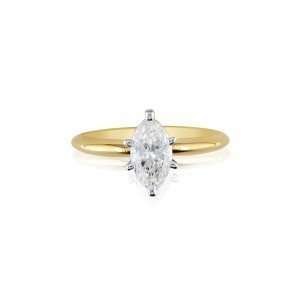 Inexpensive Engagement Rings 1/3ct Marquise Diamond Solitaire Ring in 