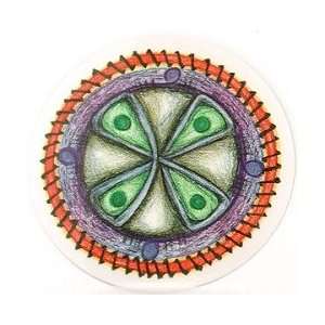    Infamous Network   Cross Mandala   Round Stickers 3 Beauty