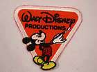 walt disney productions embroidered sew on patch one day shipping