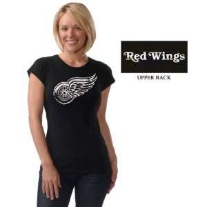   Red Wings Womens Distressed Ink My Team Tee
