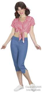 Gilligans Island Official Mary Ann Halloween Costume  
