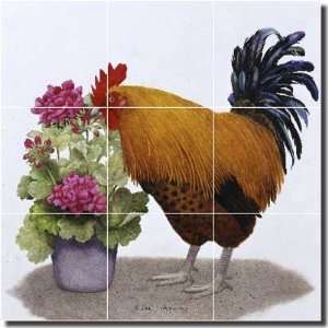  Im Allergic by Marcia Matcham   Rooster Ceramic Tile 