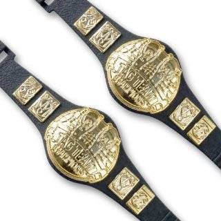 Set of 2 Tag Team Championship Belts for Wrestling Action Figures