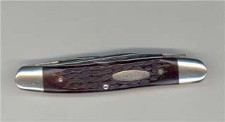 Case XX Red Bone Muskrat Pocket Knife Vintage 1972  