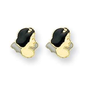  Designer Inverness Piercing 14K Disney Snow White Earrings 