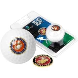  U.S. Marine Corps MILITARY Collegiate Logo Golf Ball & Ball 
