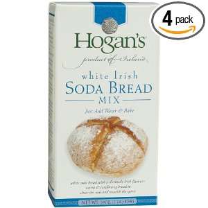 Hogans White Irish Soda Bread Mix, 16 Ounce Boxes (Pack of 4)