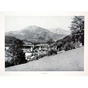  1956 Print Mariazell Styria Austria Pilgrimage Church 