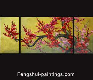 Original Abstract Art Japanese Cherry Blossom Painting  