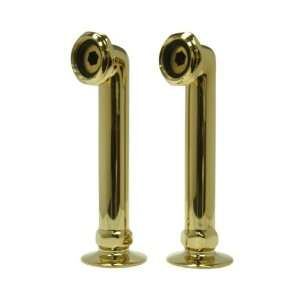   inch height deck mount clawfoot faucet risers