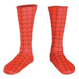 Lets Party By Disguise Inc Spider Man Adult Boot Covers / Red   One 
