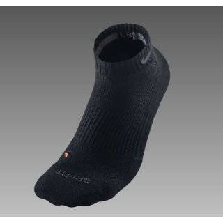 Nike Dri FIT Half Cushion Quarter Cut Socks, Large, Black