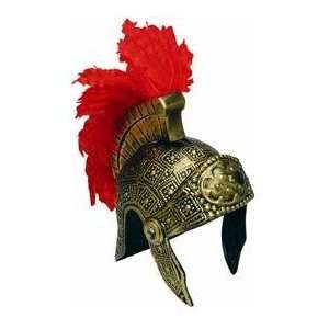  Gold Helmet With Feathers Toys & Games