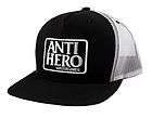 Anti Hero RESERVE Skateboard Trucker Hat BLACK/WHITE