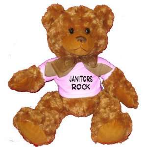  Janitors Rock Plush Teddy Bear with WHITE T Shirt Toys 