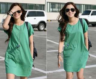  Pocket Blouse Japan Green Dress  