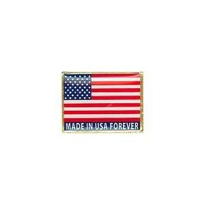  Made in USA Forever Logo USA Flag Pin Made in US Patio 