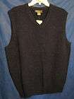 New ETRO Milano Italy Slim Wool & Cashmere V Neck Sweater Vest XL XXL 