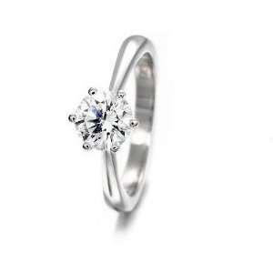    .50ct Round Diamond Solitaire Engagement Ring 14k Gold Jewelry