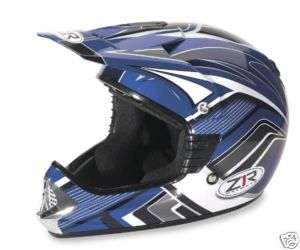 Z1R Snowmobile, ATV, Dirt Bike Rail Helmet, XX S  Blue.  
