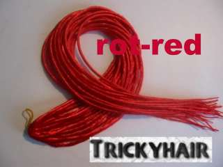 50x Dreadlocks Dreadlox Cyberlocks Extensions Hairfall  