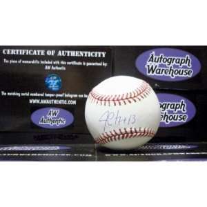 Jim Leyritz Autographed/Hand Signed MLB Baseball