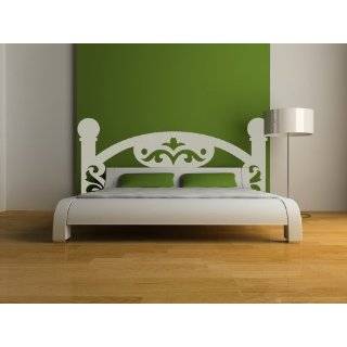 Full Bed Frame Post Scroll Style Headboard Removable Bedroom Wall 