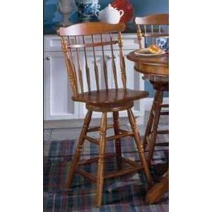  International Concepts Country Spindleback Swivel Barstool 