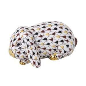  Herend Lop Ear Bunny Mosaic Collection Multicolor Fishnet 