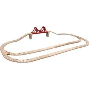  Long Oval Track with Suspension Bridge Baby