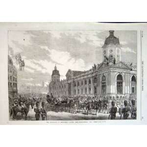   Metropolitean Meat Market Smithfield 1869 Londo