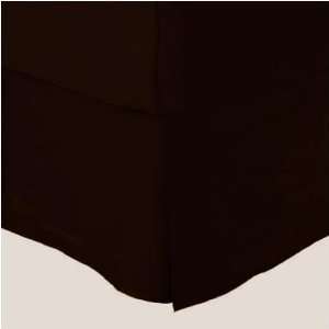  300TC Egyptian Cotton QUEEN Bed Skirt SOLID CHOCOLATE BY 