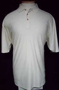 NEW 3XT TALL Mens Silk Cotton Tommy Bahama POLO Shirt 3XLT Ivory 