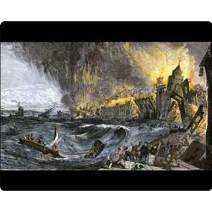 Lisbon destroyed by earthquake and tsunami, 1755 Mouse Mats  