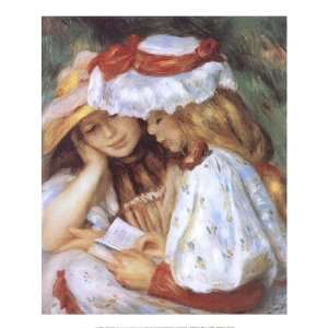  Duex jeunes filles lisant by Pierre Auguste Renoir 10x12 