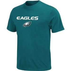  Philadelphia Eagles Line of Scrimmage T Shirt (Green 