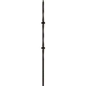  LIH HOL15044 Satin Black Double Knuckle Baluster (Hollow 