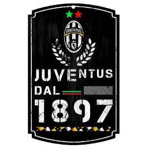  INTL Soccer Juventus 11 By 17 Inch Traditional Look Wood 