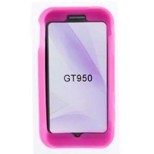 LG Arena GT950 Trans. Hot Pink Silicon Skin Case