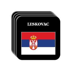  Serbia   LESKOVAC Set of 4 Mini Mousepad Coasters 