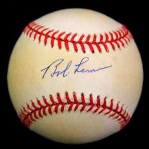 Bob Lemon Signed Baseball   Oal Psa dna   Autographed Baseballs 