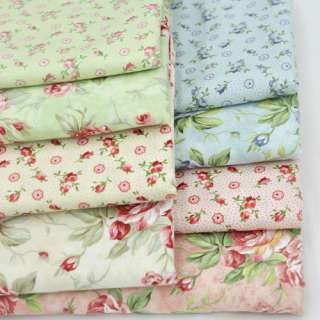Pink Rose Garden 2 Kind Pattern Korean Quilt Fabric  