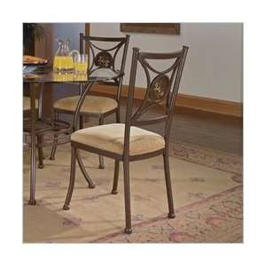  Standard Apprentice Fabric Side Chair in Dark Brown Finish 