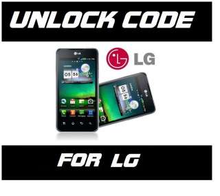 UNLOCK CODE For TELUS KOODO LG Optimus One P500h GT540  