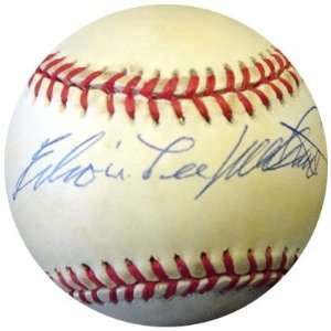 Eddie Lee Mathews Autographed NL Baseball PSA/DNA  Sports 