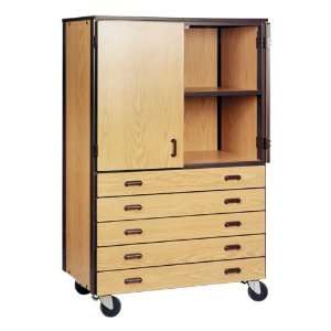  Combo Storage Cabinet with Doors Standard Frame Five 
