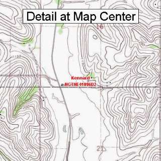   Map   Kennard, Nebraska (Folded/Waterproof)