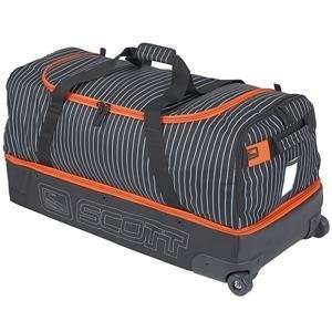  Scott Large Roller Duffle Bag   Black/Orange Automotive