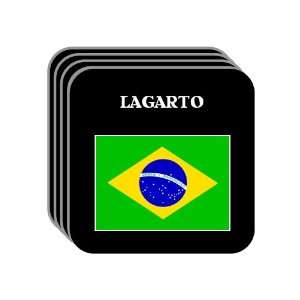  Brazil   LAGARTO Set of 4 Mini Mousepad Coasters 